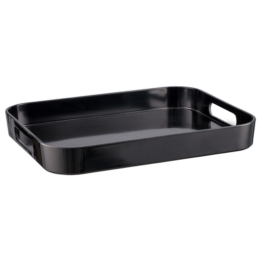 Black | Elegant Melbourne Tray with a sleek design, perfect for serving drinks and appetizers in hospitality settings.