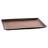 Walnut | Core 11" x 13" Laminated Leatherette Tray in elegant finish.