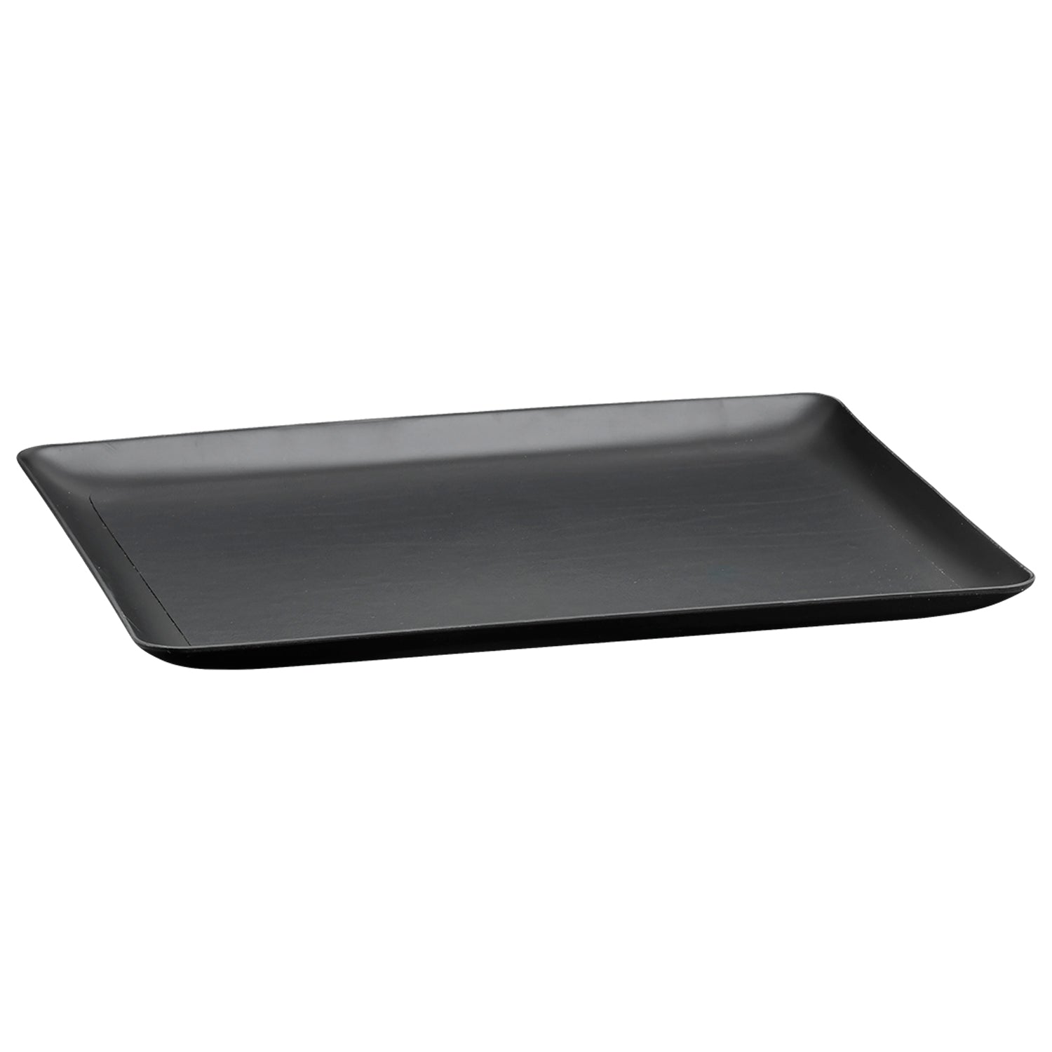 Designer Black | Durable Core tray with a sophisticated leatherette surface.