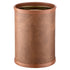 Walnut | Image of the Core 8qt Round Leatherette Wastebasket