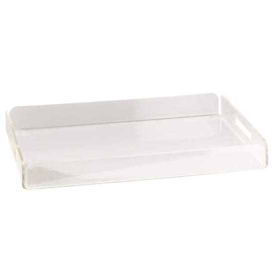 Clear | Wake Up Call coffee service tray featuring cutout handles for easy carrying, perfect for serving coffee and pastries at breakfast or brunch.