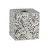 Black | Stylish Terrazzo boutique tissue box cover featuring a vibrant speckled design, perfect for adding a modern touch.