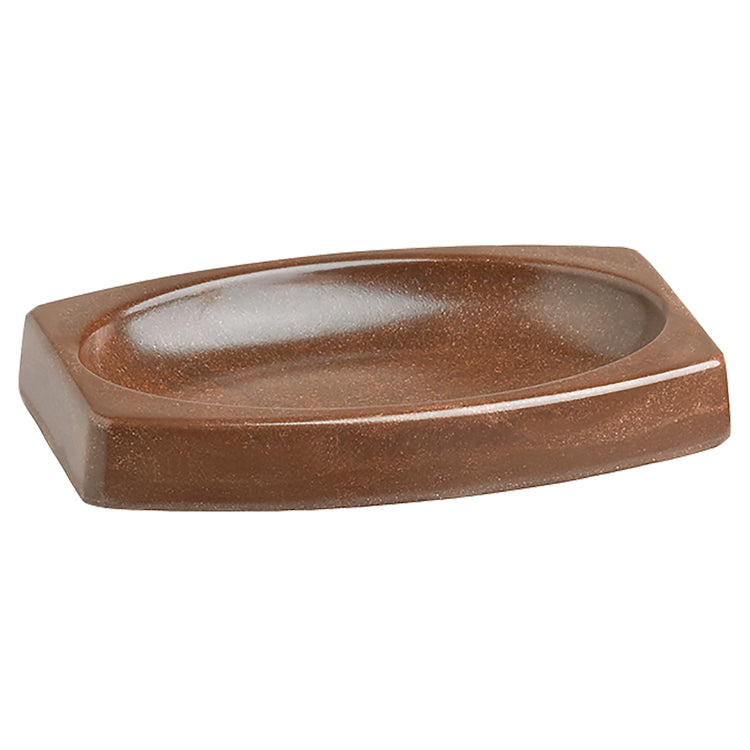 Chocolate | Elegant My Earth Soap Dish designed with a natural aesthetic, featuring a minimalist style that complements any decor while promoting sustainability.