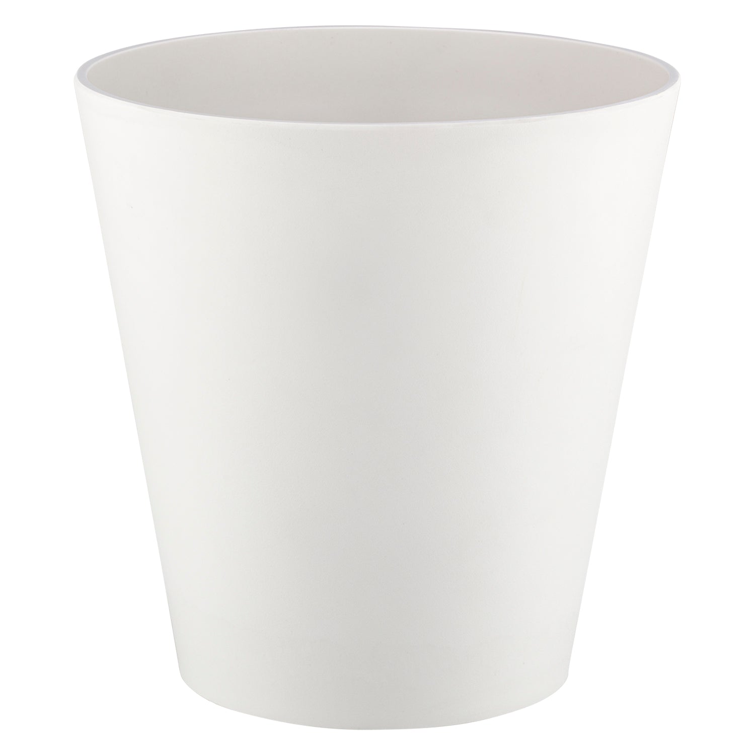 White | Image of the sustainable Madison 14qt Wastebasket from Erwyn Products