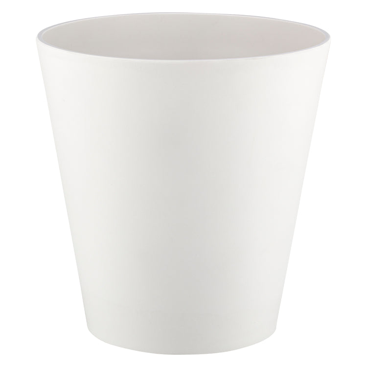 White | Image of the sustainable Madison 14qt Wastebasket from Erwyn Products