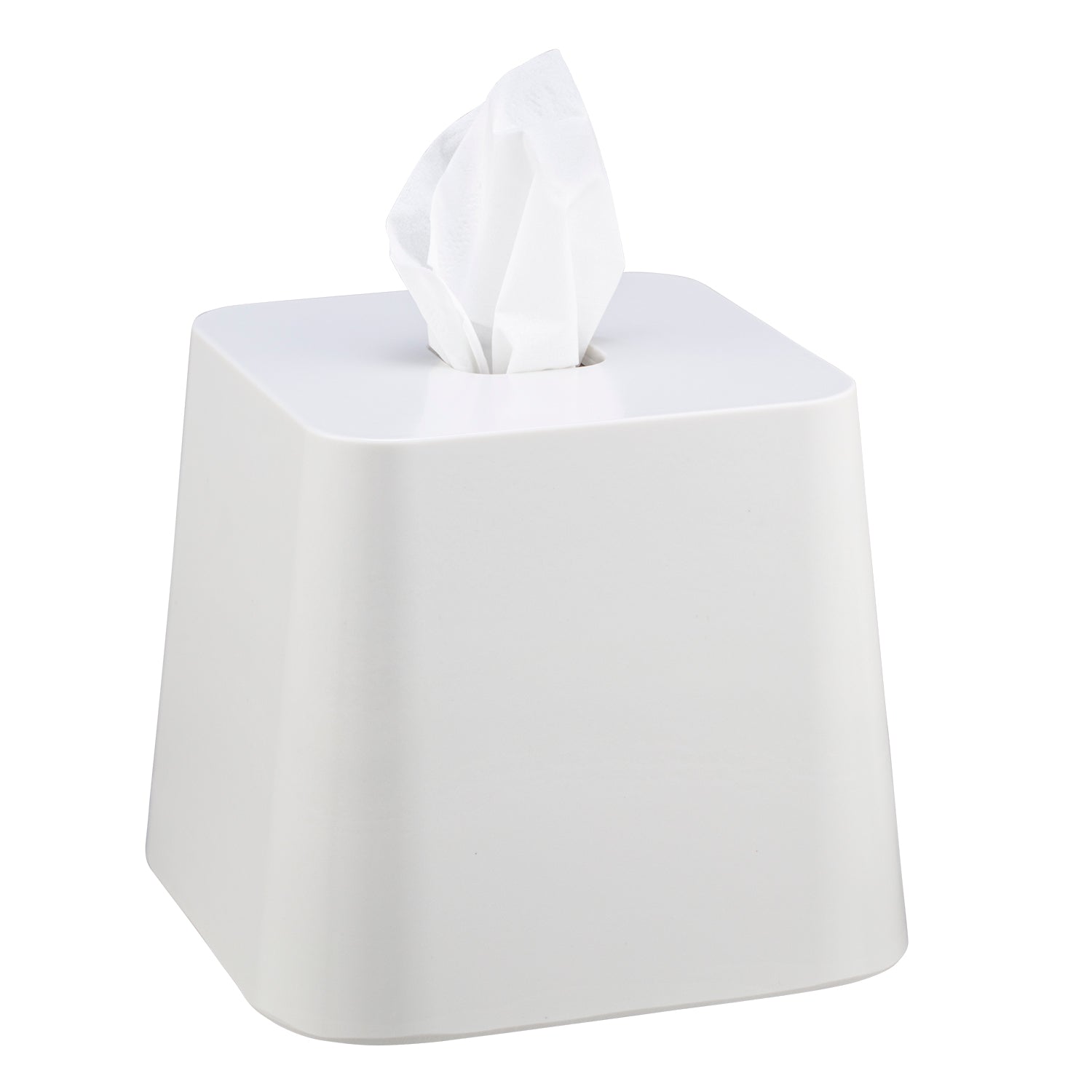 White | Image of the eco-conscious Madison Boutique Tissue Box Cover for hotel bathrooms