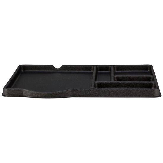 Black | Sophisticated Wake-Up Call Universal Compartment Tray, ideal for luxury hospitality spaces, providing organized storage with a modern design.