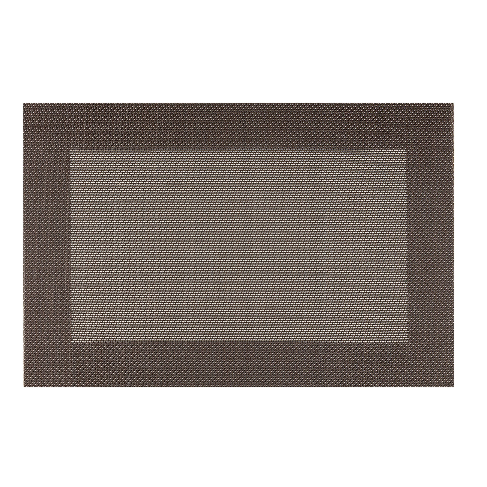 Bronze | Elegant Two-Tone placemats in a set of six, crafted to enhance your table setting with a sophisticated blend of colors