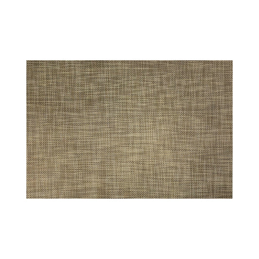 Gold | Set of six Grasscloth placemats made from natural materials, offering a textured and earthy aesthetic that enhances any dining table setting.