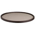 Parchment | Elegant Shagreen 14" Round Low-Profile Tray featuring a sophisticated textured surface, perfect for serving drinks or displaying decorative items.