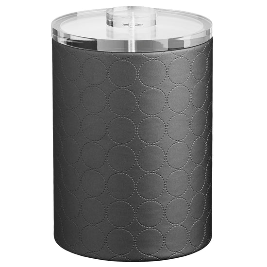 Charcoal | Contemporary Mad Men Tall Ice Bucket showcasing a stunning quartz cover that enhances its sophisticated appeal.