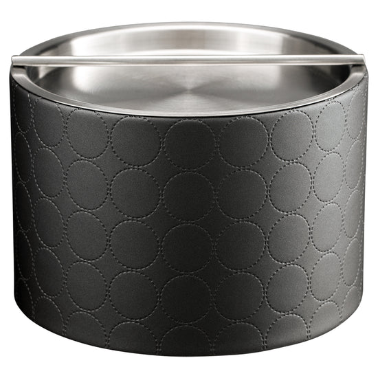 Charcoal | Contemporary Mad Men Mesa Ice Bucket showcasing a robust stainless handlebar cover, ideal for bars and event venues.