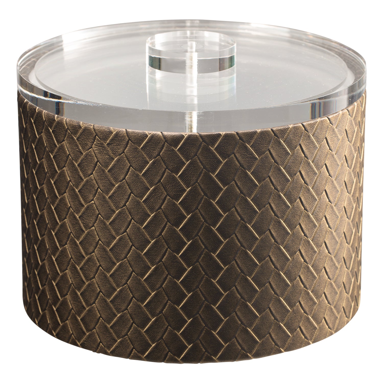 Pyrite | Elegant San Remo Mesa Ice Bucket featuring a stylish quartz cover, perfect for serving ice at upscale events and gatherings.