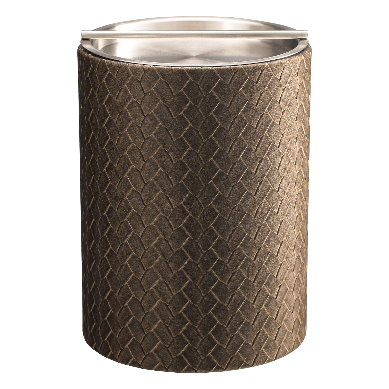 Pyrite | Stylish San Remo Tall Ice Bucket featuring a sleek stainless handlebar cover, perfect for serving ice at parties and gatherings.