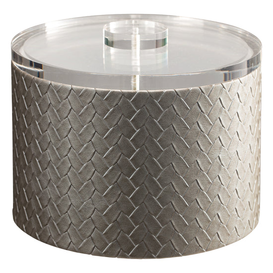 Patina | Chic San Remo Mesa Ice Bucket with a sleek quartz lid, designed to keep ice cold while adding a touch of sophistication to your bar.