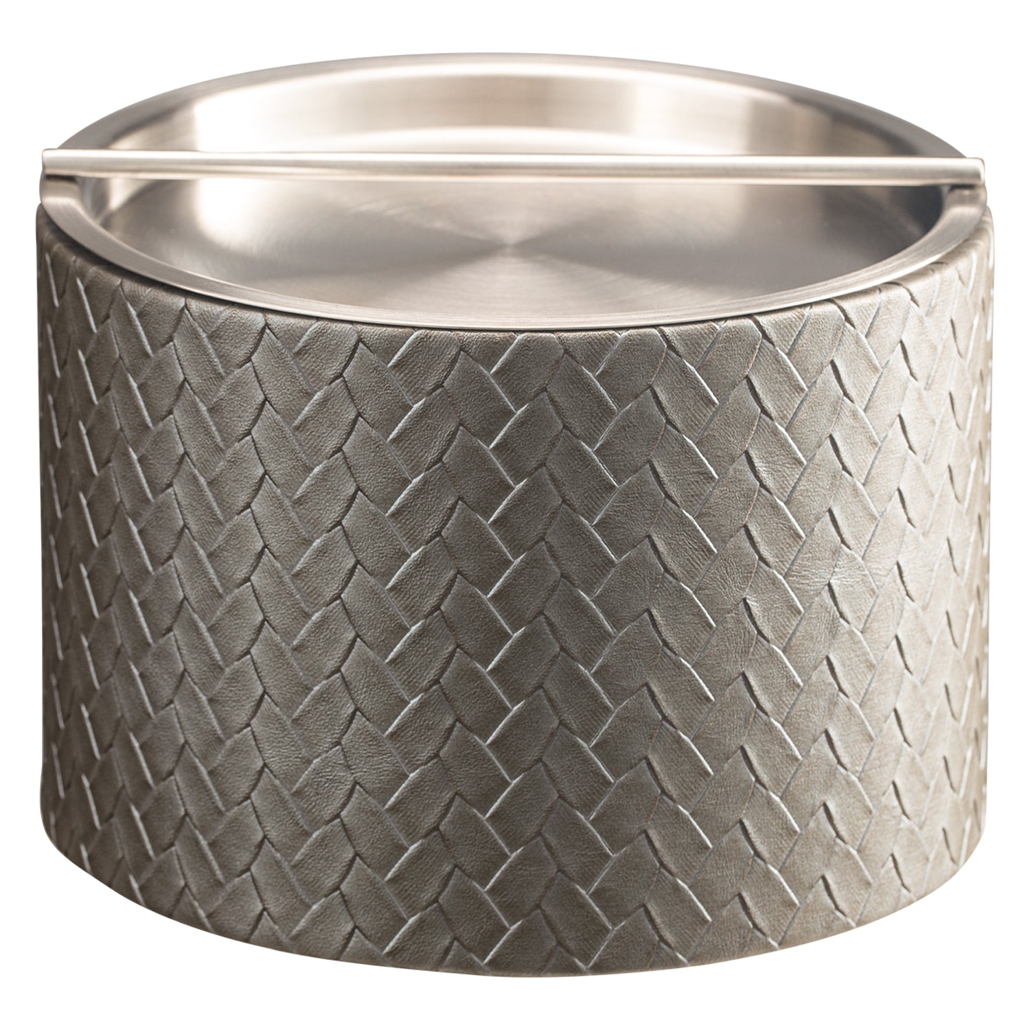 Patina | Chic San Remo Mesa Ice Bucket with a polished stainless lid, designed to enhance any bar setup while maintaining ice freshness.