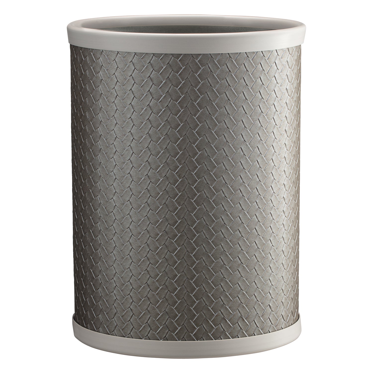 Patina | Chic San Remo 13qt Oval Wastebasket with a sleek shape, ideal for contemporary spaces and enhancing interior decor.