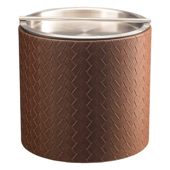 Pinecone | Elegant San Remo 2qt Ice Bucket with a polished stainless handlebar cover, perfect for enhancing any bar or dining experience.