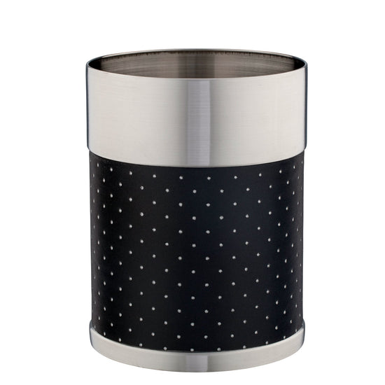 Nova Ebonite | Versatile Modesto Stainless Wastebasket that complements various decor styles, perfect for both residential and commercial use.