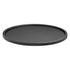 Black | Stylish Plus 12" round tray, featuring a smooth surface and sturdy construction, perfect for serving drinks or snacks at gatherings.