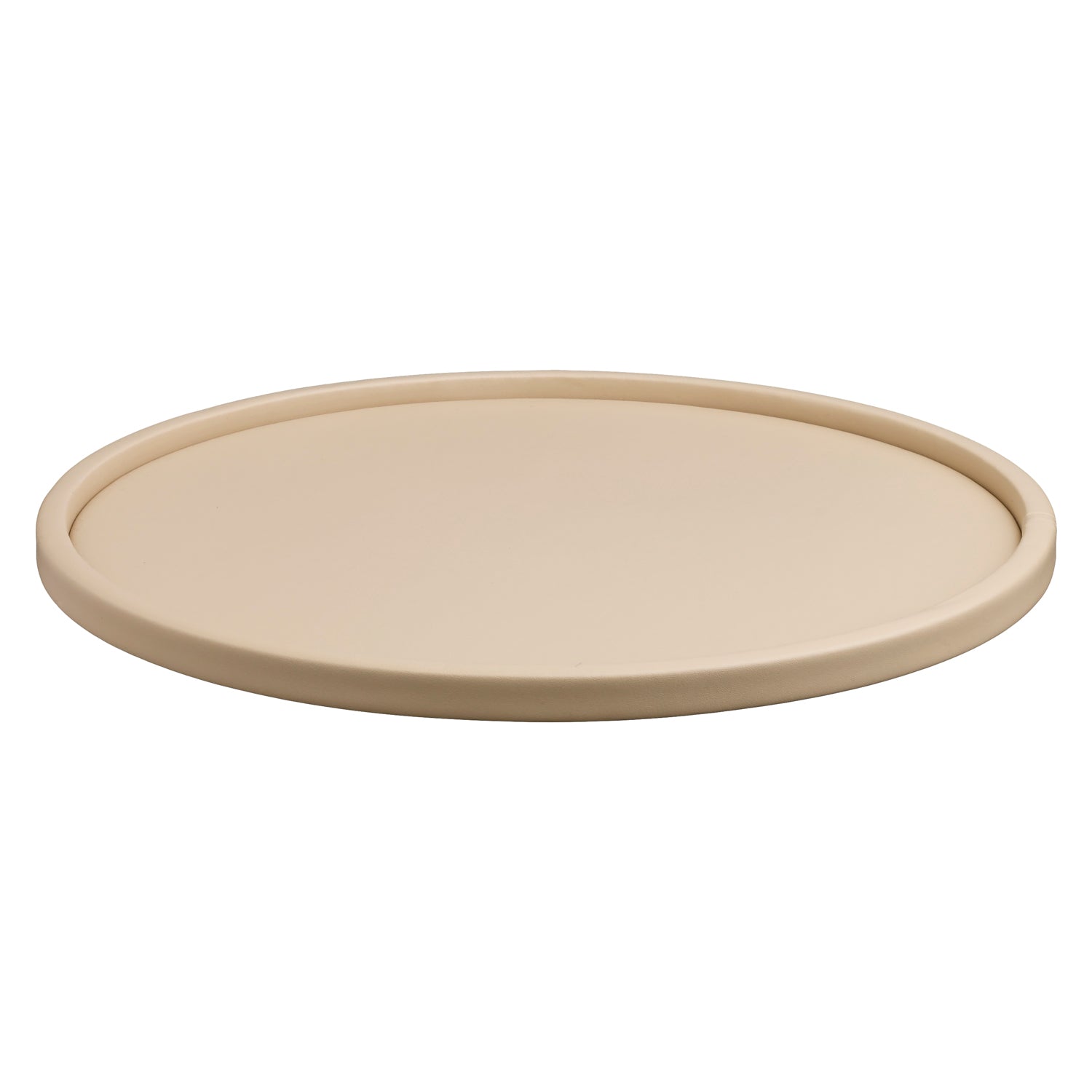 Beige | Versatile Plus 14" round tray, designed for both serving and display, ideal for enhancing any dining or entertaining experience.