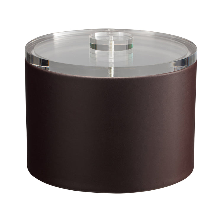 Chocolate | Chic Plus Mesa Ice Bucket showcasing a polished quartz cover, ideal for upscale events and entertaining.