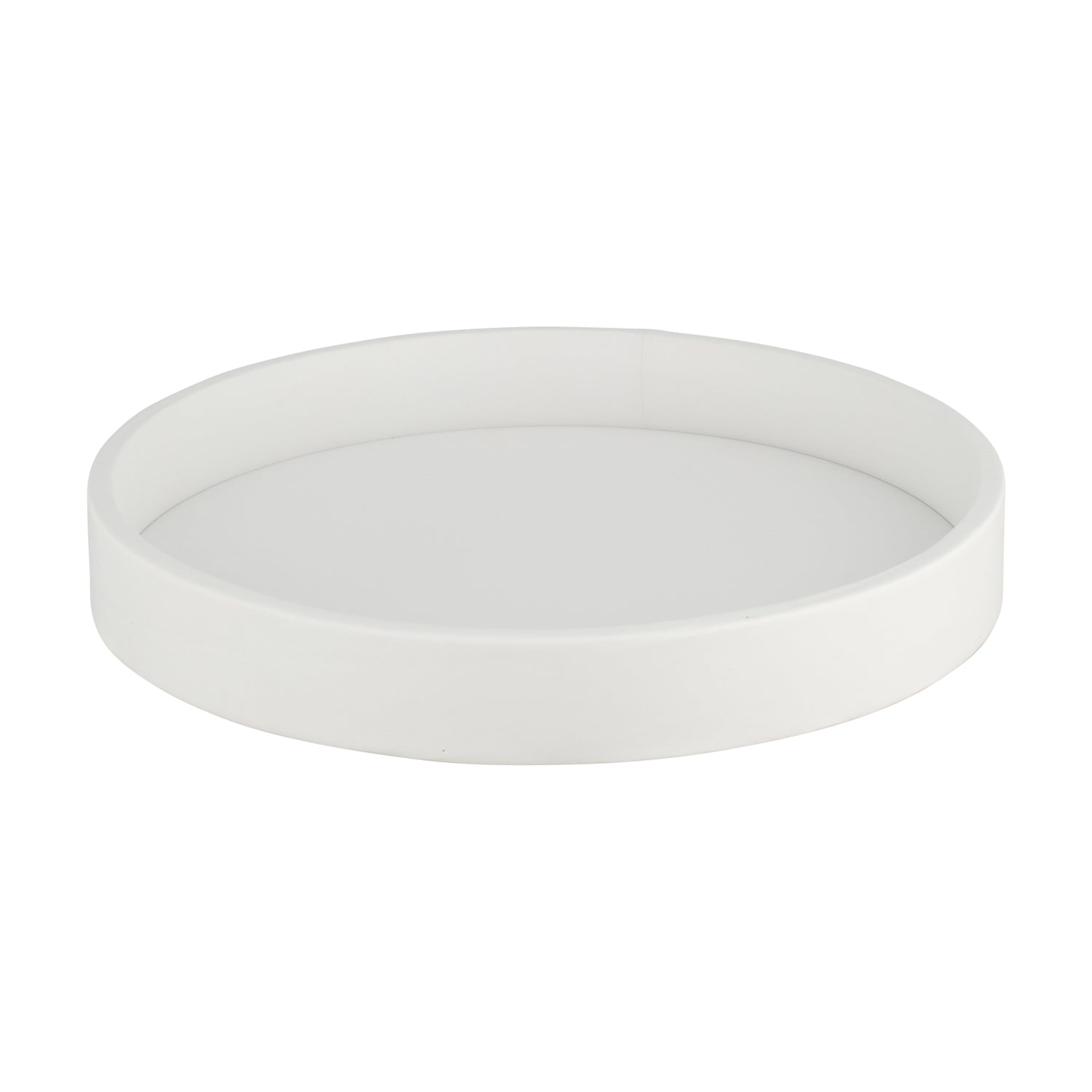 White | Image of the Gallery 14" Round Tray from Erwyn Products