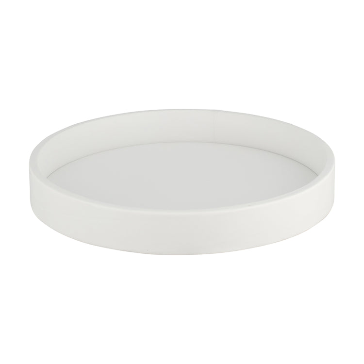 White | Image of the Gallery 14" Round Tray from Erwyn Products