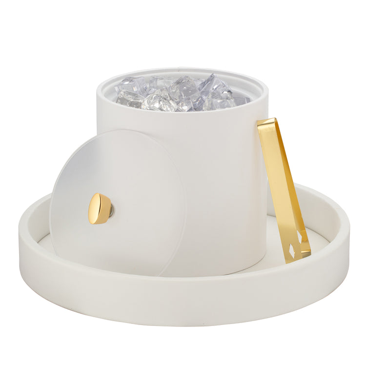 Arc 3qt Ice Bucket w/ Acrylic Cover w/ Gold Arc Knob