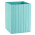 Turquoise | Compact 8qt wastebasket from the Platform collection, designed to fit seamlessly in small spaces while maintaining a chic look for any room.