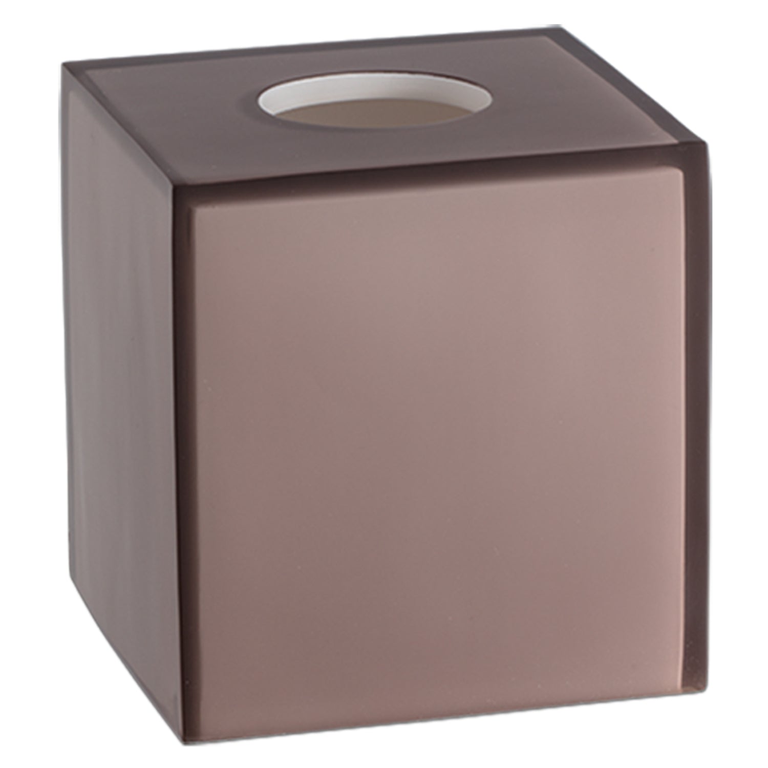 Purple | Chic Glacier boutique tissue box cover crafted from durable materials, designed to complement contemporary decor in hospitality environments.