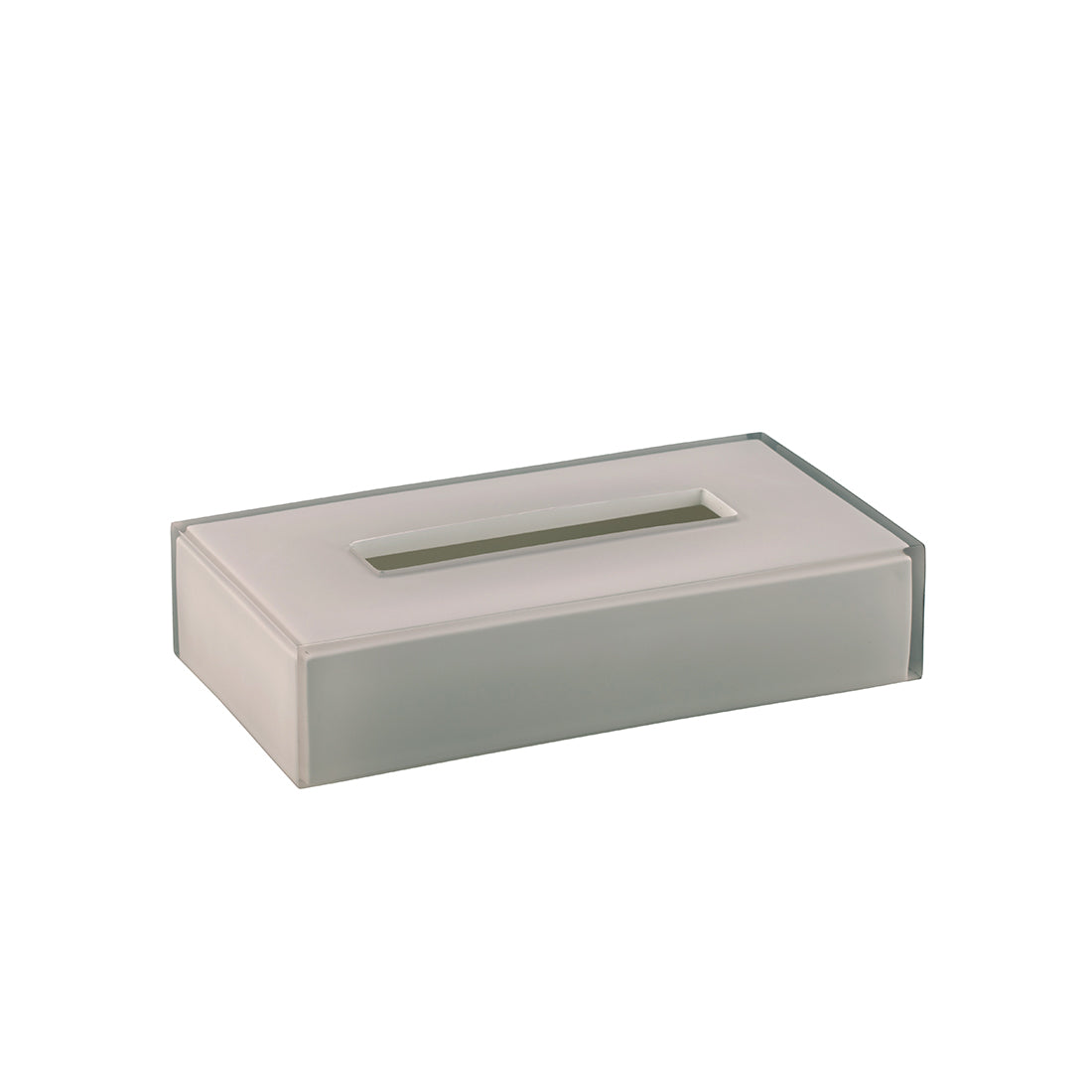 Gray | Stylish Glacier tissue box cover with a smooth finish, adding a touch of sophistication to any hospitality environment.