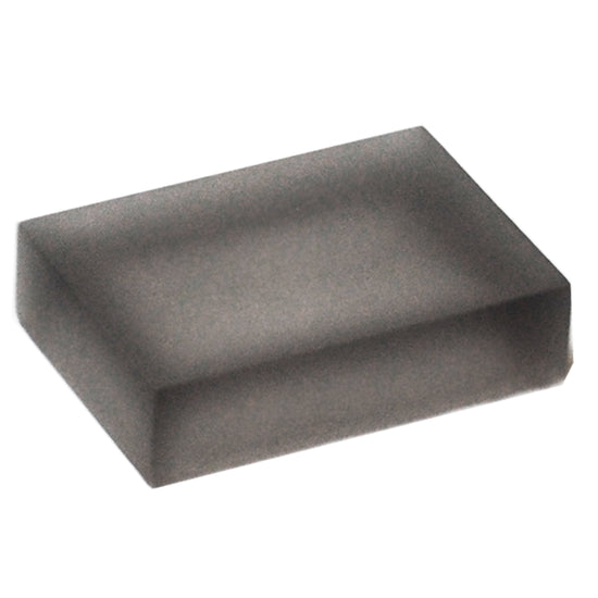 Gray Frost | Chic Ghost rectangle soap dish crafted from durable materials, designed to keep soap accessible and dry while adding a sophisticated touch to guestroom amenities.