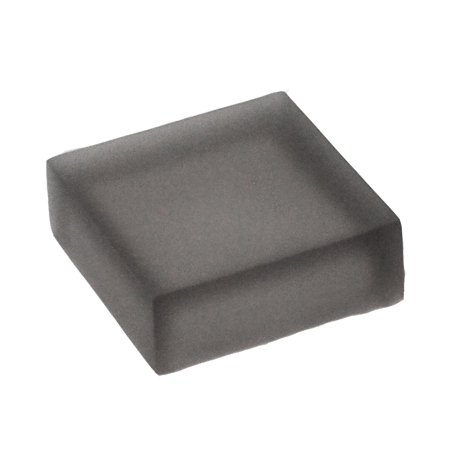 Gray Frost | Chic Ghost square soap dish crafted from durable materials, ideal for keeping soap organized and enhancing the aesthetic of upscale hospitality environments.