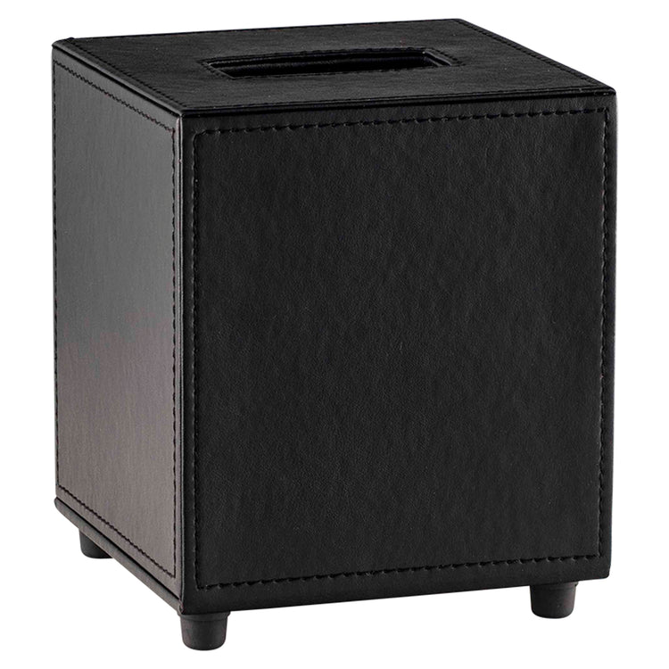 Black | Image of the Cordoba Boutique Tissue Box Cover with a Magnetic Base