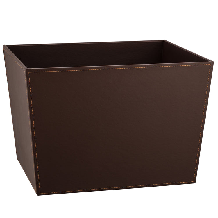 Brown | Cordoba 32qt Family Recycle Wastebasket featuring a spacious design with separate compartments for easy sorting of recyclables, perfect for eco-conscious hospitality settings.