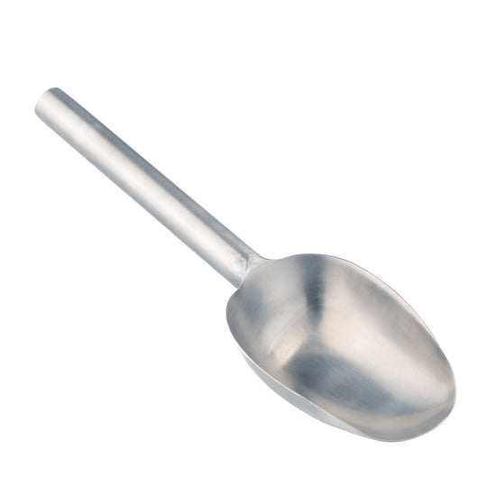 Brushed Stainless Steel | Elegant Ice Scoop, ideal for serving ice in style at parties and gatherings.