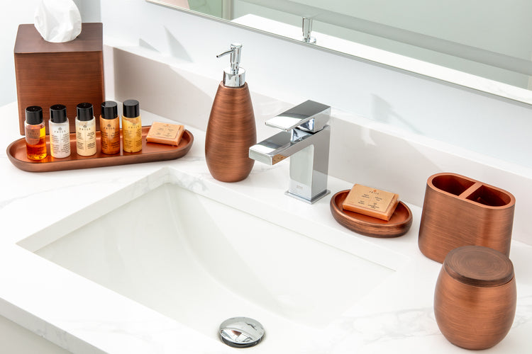 Oil Rubbed Bronze | Urban Oasis soap dish with a smooth finish, ideal for keeping your soap dry and organized.