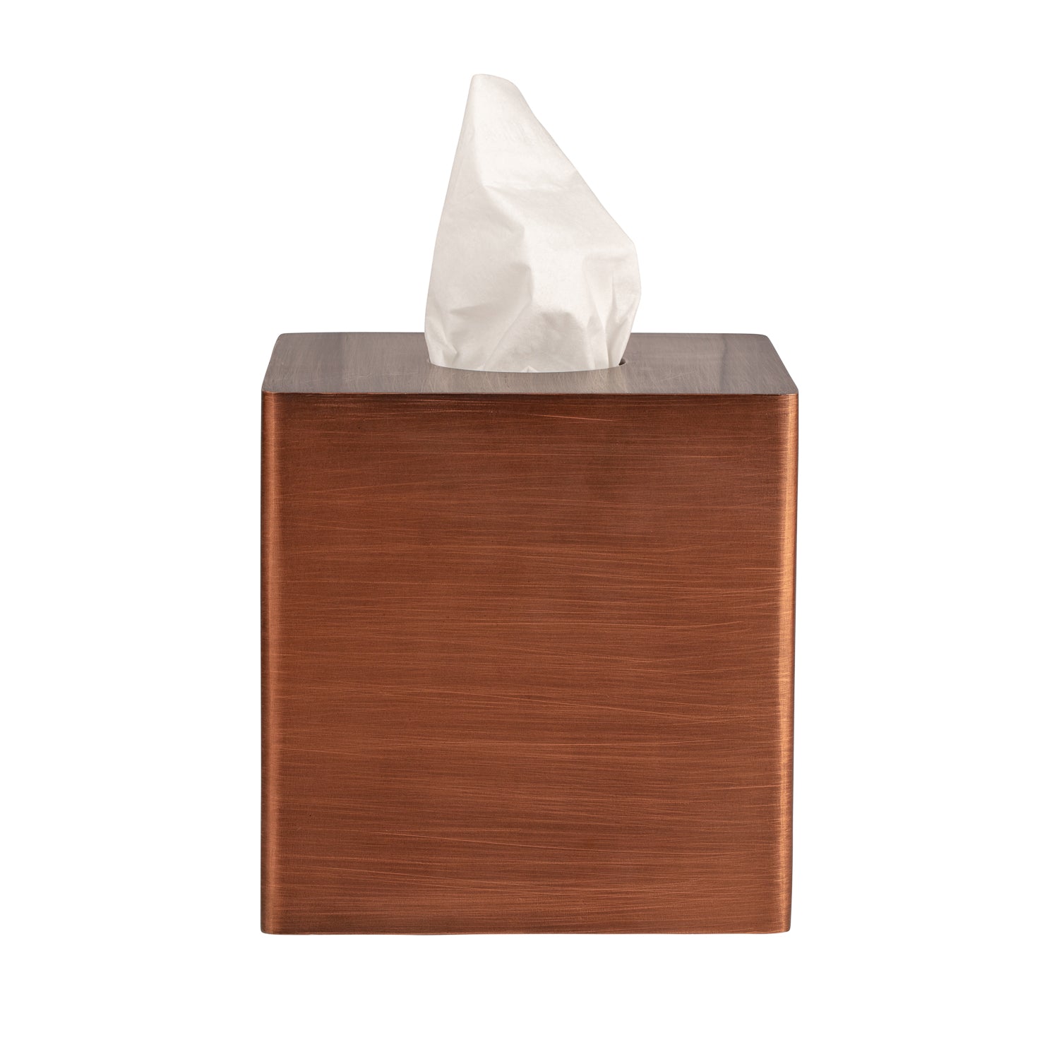 Oil Rubbed Bronze | Urban Oasis tissue box holder featuring a stylish pattern, ideal for keeping tissues easily accessible.