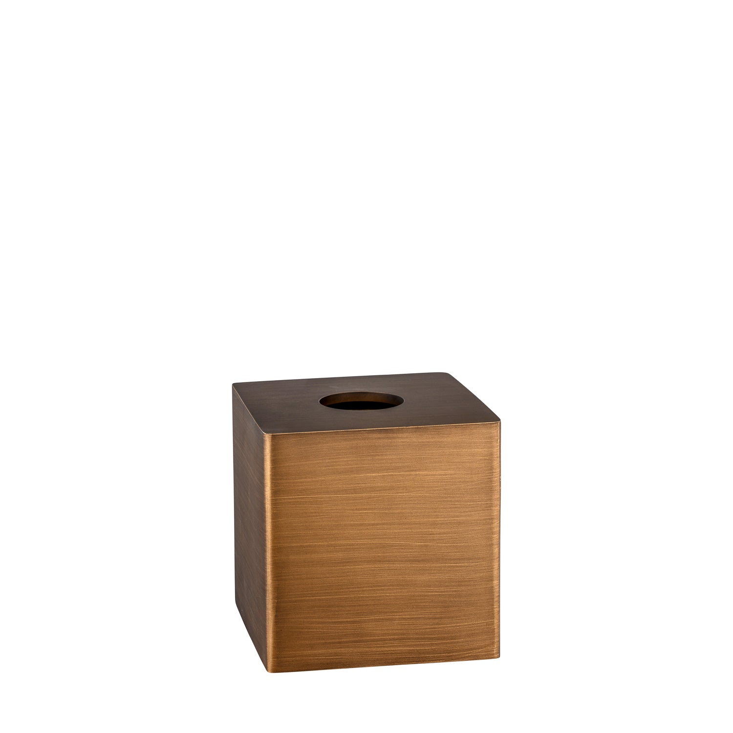 Gold | Urban Oasis tissue box holder featuring a trendy design, perfect for modern hotels & resorts.