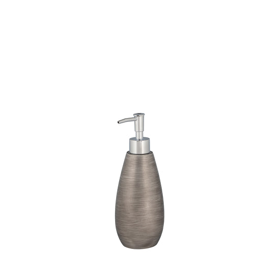 Silver | Urban Oasis lotion pump designed for effortless dispensing, making it easy to use in bathrooms.