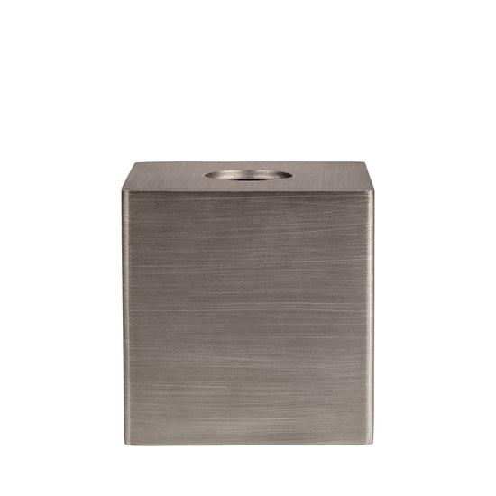 Silver | Urban Oasis tissue box holder that provides a chic way to store tissues without compromising on style.