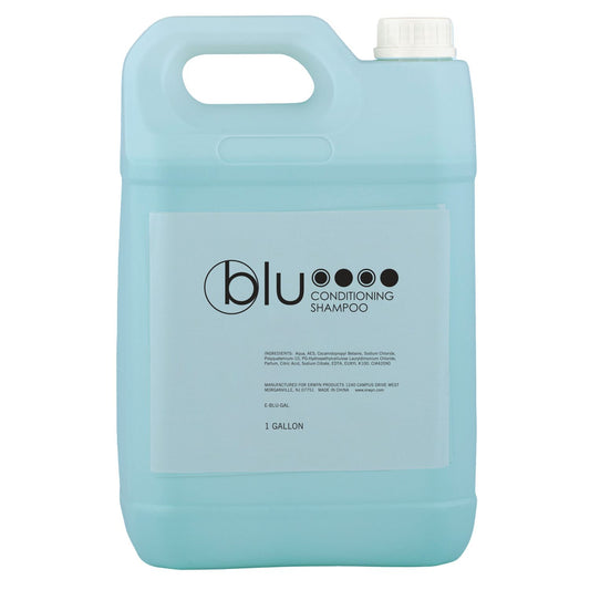 BLU 1 Gallon Conditioning Shampoo bottle with a sleek design, providing hotels with a bulk solution for luxurious, nourishing hair care in guestrooms and spa areas.