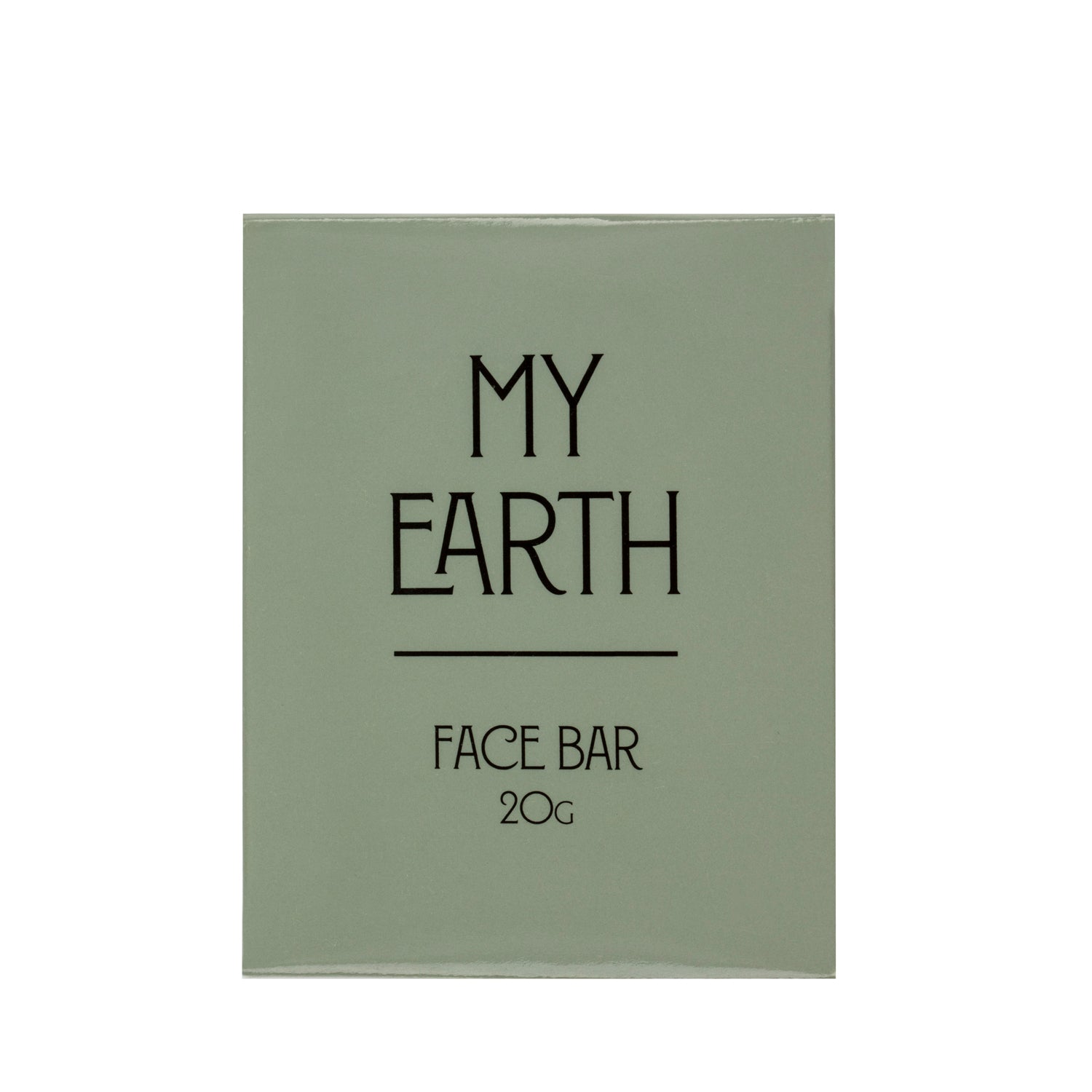 MY EARTH: GARDEN OF EDEN White Rectangle Facial Bar, eco-friendly and natural facial soap, designed for a luxurious and gentle cleanse in hospitality settings.