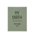 MY EARTH: GARDEN OF EDEN White Rectangle Facial Bar, eco-friendly and natural facial soap, designed for a luxurious and gentle cleanse in hospitality settings.