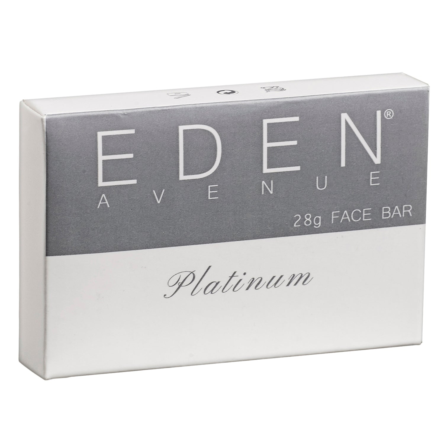 EDEN AVENUE PLATINUM Rectangle Facial Bar Soap, a luxurious skincare product for hospitality settings, designed to gently cleanse and nourish the skin.