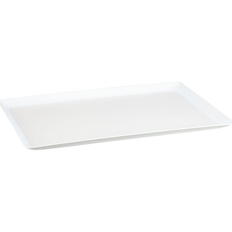 Ivory | Elegant 11" x 17" leatherette tray, ideal for serving or displaying amenities in a polished setting.