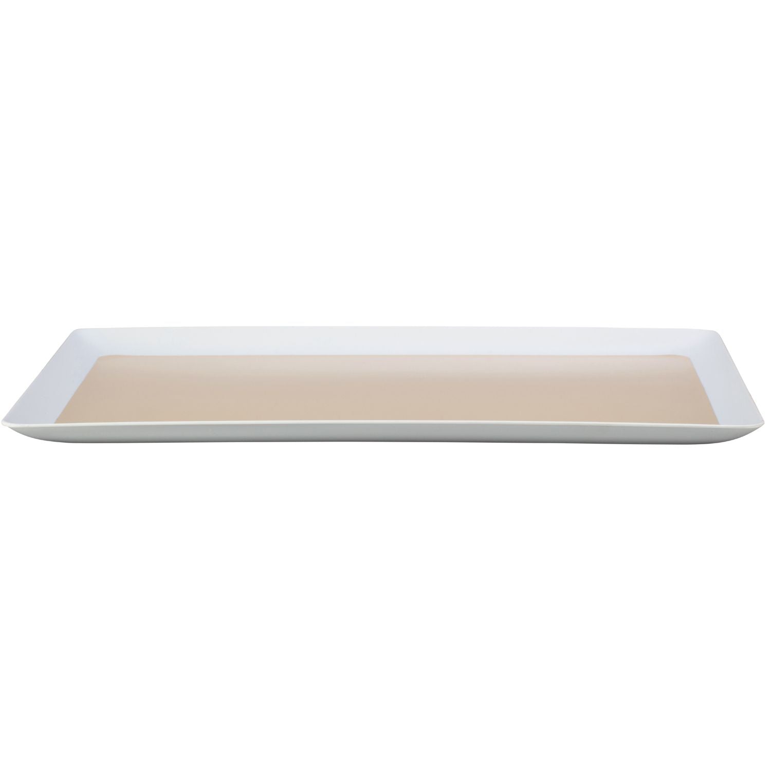 Off White | Elegant Core 11" x 17" Laminated Leatherette Tray, combining durability with modern design.