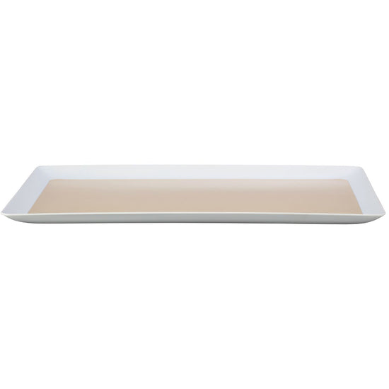 Off White | Elegant Core 11" x 17" Laminated Leatherette Tray, combining durability with modern design.