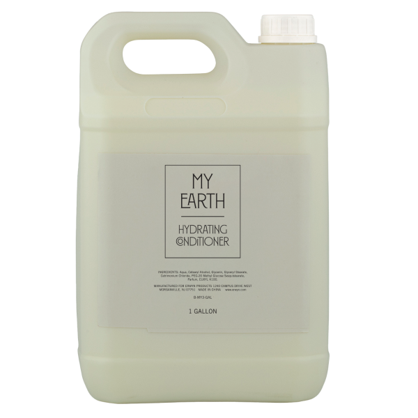 Image of the MY EARTH: GARDEN OF EDEN 1 Gallon Conditioner, featuring an eco-friendly bulk container designed for hospitality, offering a nourishing and sustainable hair care solution.